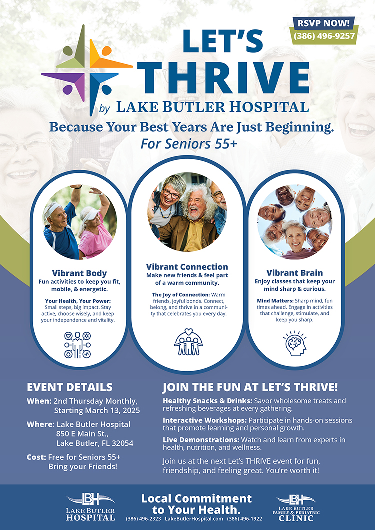 Let’s THRIVE: A Free Event for 55+ to Energize Your Life!